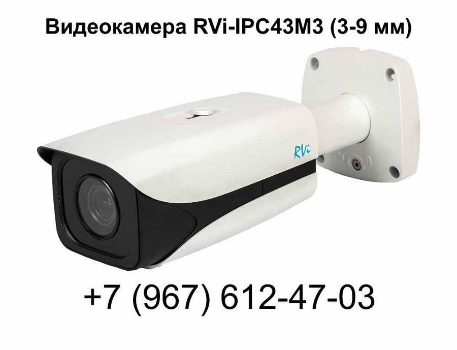 Видеокамера RVi-IPC43M3 (3-9 мм)